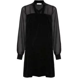 Phase Eight Black Velvet Dress